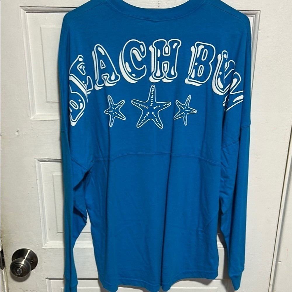 Women’s Blue Long Sleeve Shirt - Picture 4 of 5